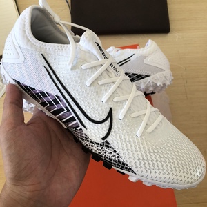 现货nike耐克刺客13黑白mds003高端tf碎丁tf人草足球鞋cj1307-110