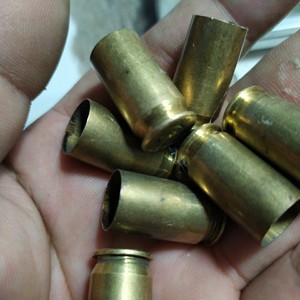 纯铜真弹壳工艺品精品原色点45弹壳汽车帽diy军迷收藏