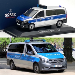 norev 奔驰 威霆 vito mpv 厢式车 德国警车 柏林 1:43 polizei