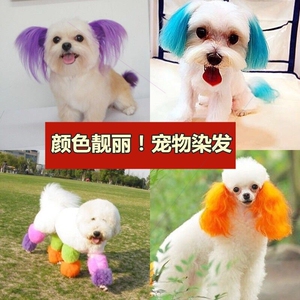 炫彩染发博美棕色宠物染色剂染毛膏膏染膏颜色狗狗毛发宠物狗猫咪