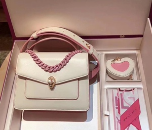 阿段2021新款正品 bvlgari/宝格丽 七夕限定小羊皮单肩斜挎包