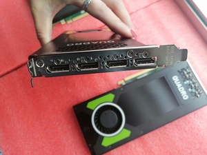 全新 丽台m4000显卡档板 显卡档片原装黑镍