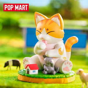 popmart泡泡玛特 小夏屋猫吉拉的玩闹日常系列手办盲盒玩具创意