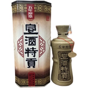 2009年宣酒特贡陈年老酒42度 安徽名酒停产产品纯粮浓香整箱拍6瓶