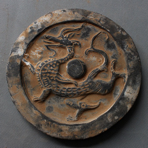 高档汉代四神兽瓦当仿古工艺品老物件客厅摆件收藏礼品办公室桌面