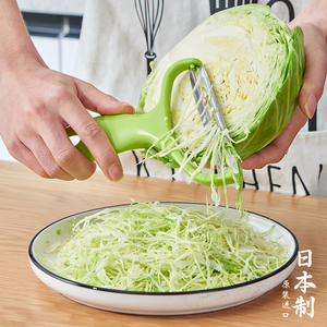 日本进口多功能包菜刨丝器蔬菜甘蓝切丝器不锈钢切菜器土豆削皮器