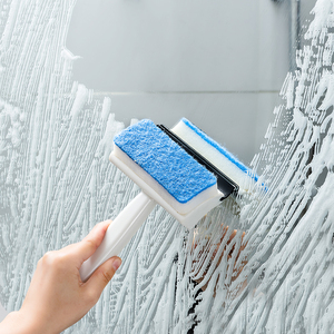 日本卫生间墙面清洁刷浴室瓷砖刷子家用擦窗户玻璃镜子神器刮水器