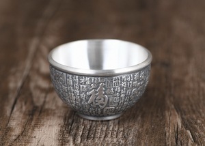 老银匠纯银水杯