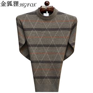 金狐狸羊绒衫男