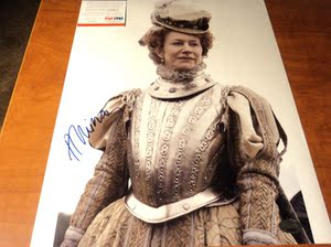 米伦 helen mirren 亲笔 签名 照片 附证书