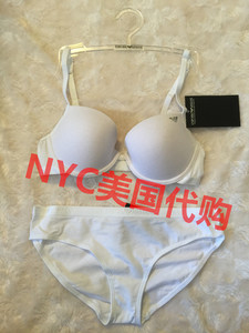 nyc美国代购正品armani 阿玛尼 内衣文胸套装 全棉聚拢款文胸