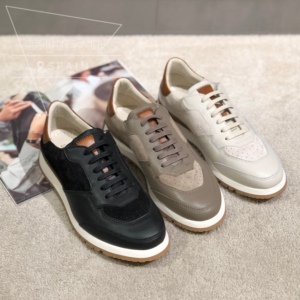 西班牙代购lottusse乐途仕男鞋22秋冬款真皮拼接德训休闲鞋l7366