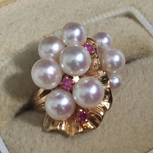 日本珍珠tasaki戒指