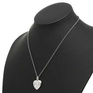 gucci古奇blind for love爱无畏心型男女通用925纯银项链455542