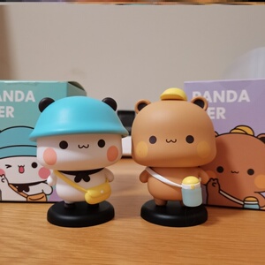 一二布布玩偶公仔卡通周边玩具小熊猫超可爱摆件送女朋友生日礼物