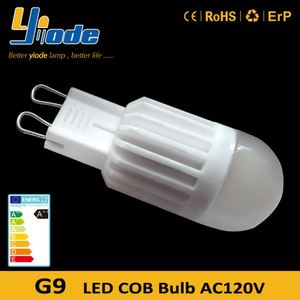 G9中性led灯泡3.5W220V127VCOB晶元贴片可调光替换室内照明玻璃灯