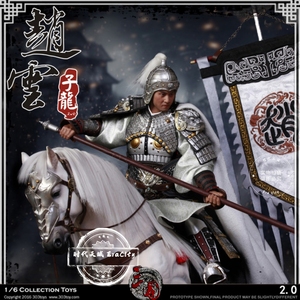 1/6兵人 303toys 赵云2.0 子龙 战旗战马 三国人偶手办模型 现货