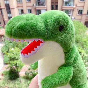 日单工厂出绿色小恐龙公仔毛绒玩具可爱抱抱龙玩偶儿童男生日礼物