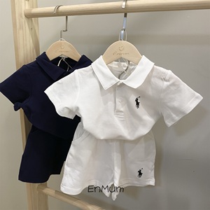 EnMum幼儿园宝宝！韩国儿童学院风POLO衫！高尔夫套装休闲两件套