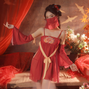 情趣婚纱性感睡衣古装女cosplay异域风情服饰复古国风汉服裙qqny