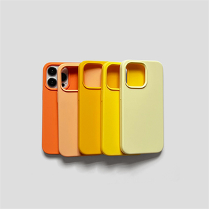 15pro苹果14奶黄色糯叽叽液态硅胶13mini适用xr苹果11手机壳iPhone12保护套
