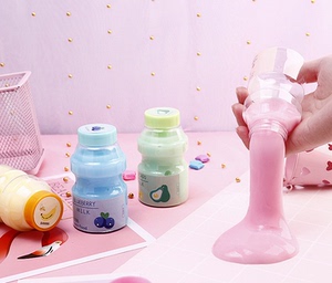 网红泡泡奶假水泥养乐多透明汽水人鱼姬梦幻少女心可乐水晶不粘手