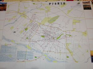 2017新疆伊犁州伊宁市旅游,公交,房产,卫星(反面)地图[预定]
