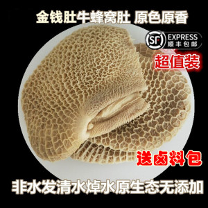 新鲜纯干金钱肚鲜蜂窝肚黄牛肚牛胃原肚整个牛小肚黄金肚手工清洗