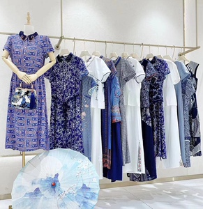 漓月风旗袍22夏季品牌折扣女装中国风专柜正品撤柜实体店货源