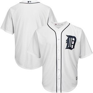 定制棒球联盟 tigers 底特律老虎队 球衣 棒球服开衫