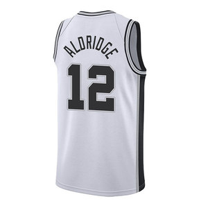 新赛季马刺队12号阿尔德里奇球衣 aldridge热压迷彩版篮球服背心
