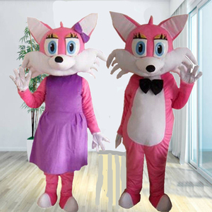 狐狸卡通人偶服装搜狐吉祥物人穿玩偶服定做赤狐动漫人物头套银狐