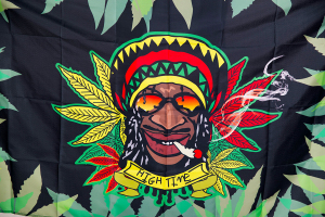 牙买加雷鬼rasta麻叶酒吧家居旗子音乐节户外亚文化装饰潮酷挂旗