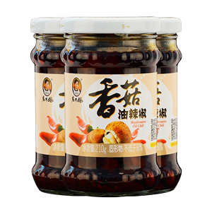 老干妈香菇油辣椒210克/瓶贵州特产陶华碧老干妈正品方便速食下饭