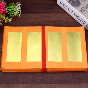 潮汕用品钱纸 红纸大金连揭阳手工大金 大红四点金钱财