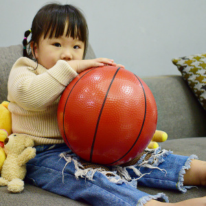 皮球女童小儿一岁宝宝玩具小孩玩的幼儿园专用拍2岁拍球朋友1男孩
