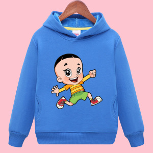 童装卫衣男童女童纯棉秋冬大头儿子小头爸爸图案儿童外套加绒衣服