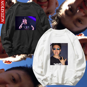 七哥rich brian卫衣hiphop嘻哈说唱秋冬男女同款外套休闲圆领上衣