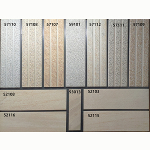 通体外墙砖别墅窗线室外瓷砖喷墨包边砖围墙砖15*50双槽流水线条