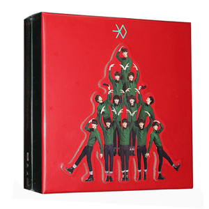 正版EXO-M专辑 12月的奇迹 签名小卡+写真 十二月的奇迹中文版CD