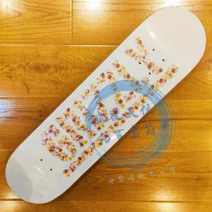 正品进口grizzly小熊砂纸品牌 专业街式四轮双翘滑板板面 花朵8.