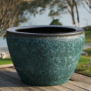 景德镇陶瓷养睡莲荷花盆缸花盆特大号水缸阳台大花盆室外种树花缸