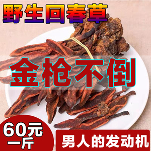 云南野生回春草不老草500g特级一斤男性滋补顶天柱配玛卡泡酒泡水