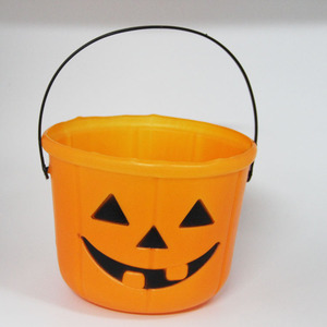 万圣节 南瓜水桶万圣节南瓜桶南瓜提桶 酒吧舞会装饰品