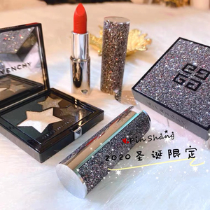 givenchy纪梵希圣诞限定n37限量星钻口红n500眼影散粉新年888 01