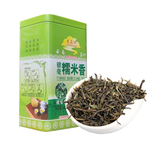 龙马江银毫糯米香茶罐装150g调味茶口味清香云南特产大叶种绿茶叶