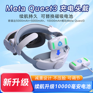 Meta quest3精英头戴oculusVR眼镜一体机boboVR头戴配件磁吸电池