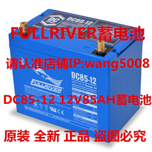 全新美国fullriver蓄电池DC85-12丰江电池12V85AH电动车-动力电瓶