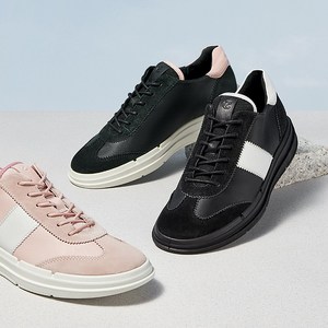 爱步女鞋真皮蛇纹拼色时尚平底运动休闲鞋酷柔420683代购欧淘uk