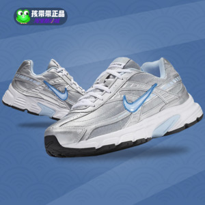 nike initiator 耐克银蓝灰复古女子休闲跑步鞋老爹鞋 394053-001